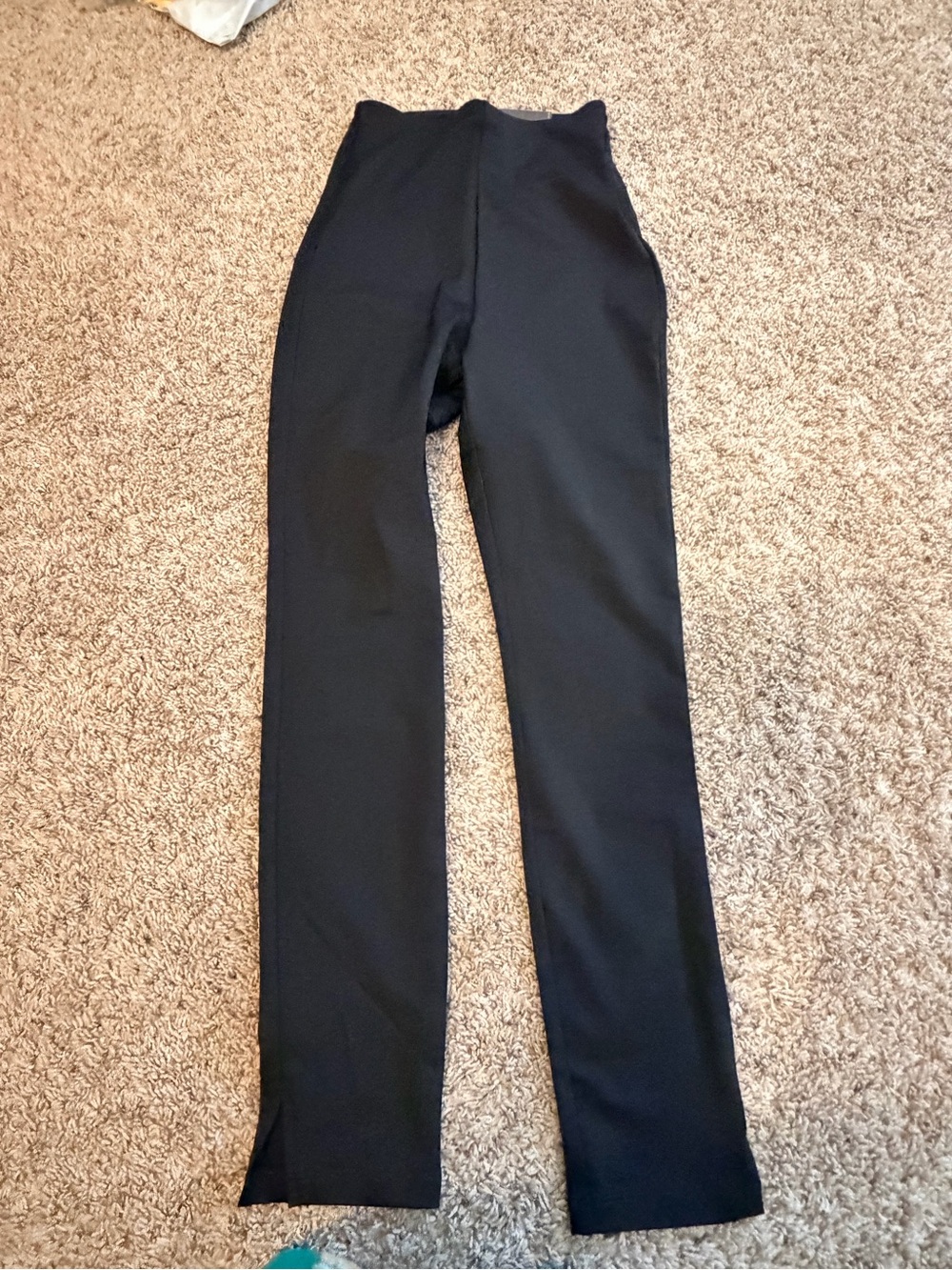 Express Black High-Rise Straight Leg Pants